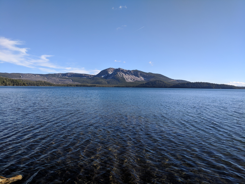 View from the hot springs
